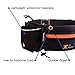 X Fit Factor Running Hydration Belt - Waist Bag for Runners Women and Men - Adjustable Fuel Belt with 10 Ounce Water Bottles - Phone Holder Waist Pack with Zip Pocket - Run Pouch for Hiking Climbing