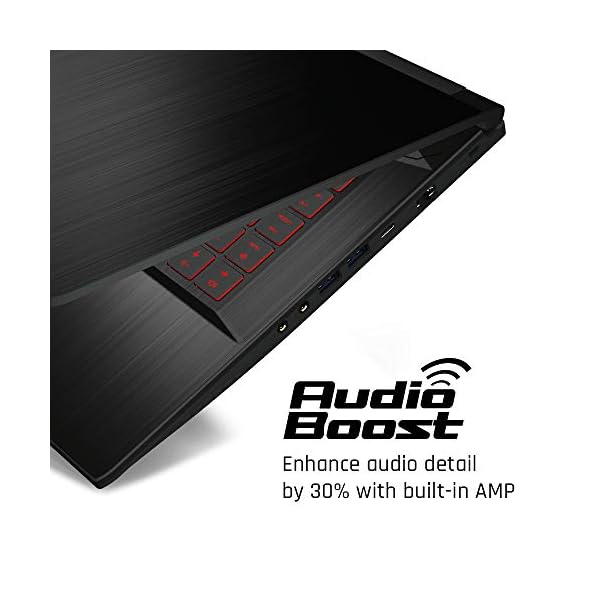 MSI GF63 9SC 419UK 15.6 Inch Thin Bezel Gaming Laptop - Core i5 9300H - 8 GB RAM - 257 GB SSD - Image 7