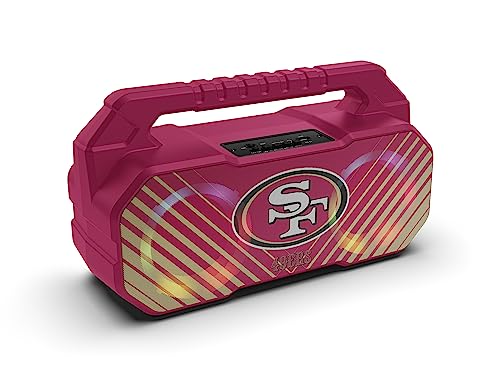 SOAR NFL Wireless Boombox Speaker, San Francisco 49ers