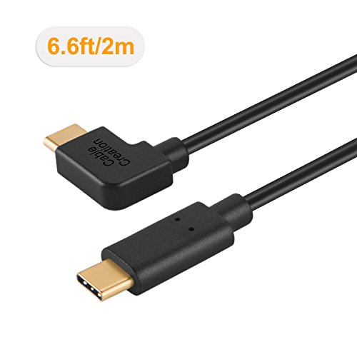 USB C to USB C Cable Right Angle 60W 3A Fast Charge, CableCreation 6