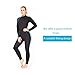 3mm Wetsuit Women,Dark Lightning Women's Wetsuit Long Sleeve Full Suit with Premium Neoprene Womens Suit for Scuba Diving / Surf / Canoe,Black