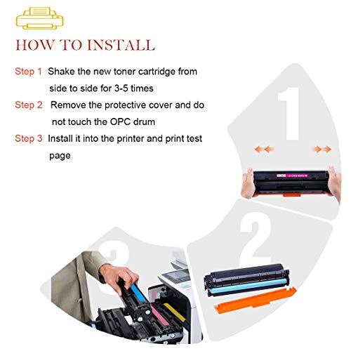 ASEKER Compatible Toner Cartridge for Ricoh M C250FWB P C301W Printers, 6900 & 6300 Pages,408336 408337 408338 408339 (BK/C/M/Y)