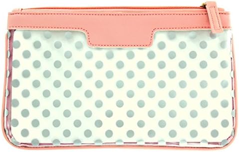 FGL-PNK First Glance Clear Essentials Case with Polka Dot Decoration (Pink), As Shown