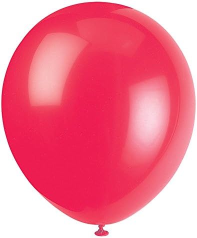 12" Latex Ruby Red Balloons 72Ct
