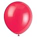 Radiant Ruby Red Latex Balloons, 12