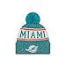 New Era Miami Dolphins NFL 18 Sideline Sport Knit Hat Teal/Orange/White Size One Size