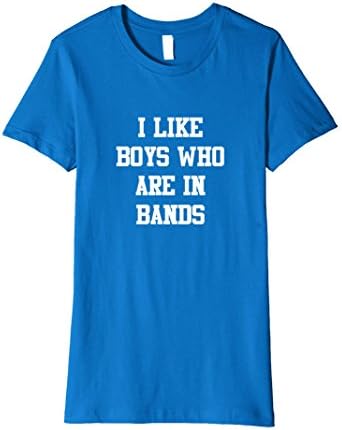 Women's I like Boys who are in Bands XL Royal Blue