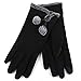 Women Touch Screen Gloves Fleece Lined Winter Warm Thick Fashion Black Texting