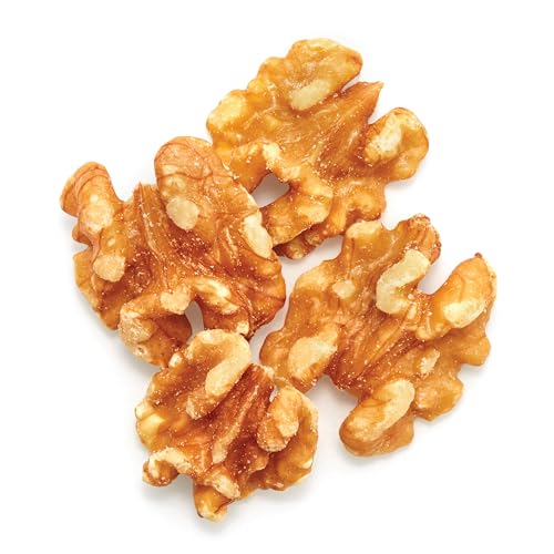 YUPIK ORGANIC RAW CALIFORNIA WALNUTS, HALVES, 2.2 LB (35.2 OZ), KOSHER, GLUTEN-FREE, NON-GMO, VEGAN, HALF NUTS, UNSALTED, UNROASTED, SOURCE OF OMEGAS, HEALTHY SNACKS, IDEAL FOR BAKING & COOKING