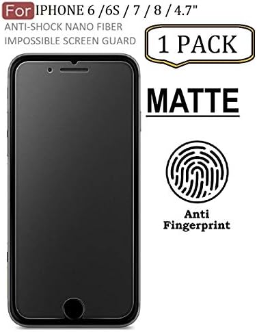 FIRST MART Anti-Fingerprint Scratch Shock Resistant Matte Hammer Proof Impossible Film Screen Protector [Not aTempered Glass] Designed for Apple iPhone 7