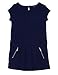 Nautica Toddler Girls' Two-Tone Ottoman Dress, Medium Navy, 2T