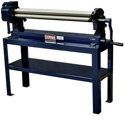 BOLTON TOOLS 36" Slip Roll Machine, Hardened gear for long durability, Upper Roll Dia: 2", Minimum Forming Dia: 3"