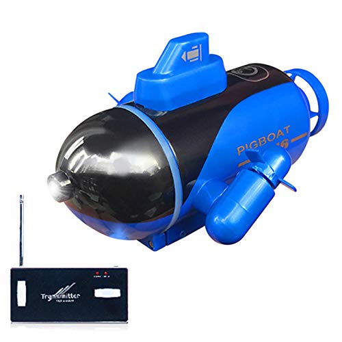 duhe189014 U-Boot Spielzeug Fernbedienung Wasserdichtes Tauchen im Wasser 4CH RC Boot Pool Toy-Mini RC U-Boot Radio…