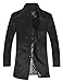APTRO Men's Wool French Front Slim Fit Long Business Coat
