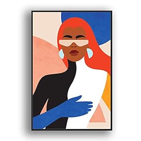 Framed Canvas Wall Art for Living Room, Bedroom Minimalist Abstract Canvas Prints for Modern Home Decoration Ready to Hang - 16"x24" inches