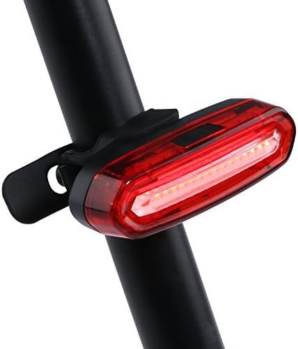 Bike Tail Light | USB Rechargeable Waterproof LED Bike Red Taillight - Bicycle Rear Light - Super Bright for Cycling Safety Flashlight, Easy Install on Bicycles, Helmets