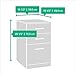 Via 3-Drawer Mobile Pedestal