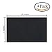 4 Pieces Leather Patch, Adhesive Backing Leather seat Patch for Repair Sofa, Car Seat, Jackets, Handbag, 13 by 7 Inch, Black