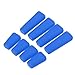 iFlight 8pcs Silicone Remote Control Transmitter Anti-Slipping Stick Switch Cap Sheath for JR Futaba FrSky Radiolink Remote Controller Transmitter (Blue)
