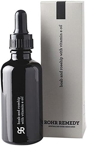 Rohr Remedy Anti-aging Natural Boab and Rosehip Face & Body Oil With Vit E Oil | Wild-harvested Bio-active Ingredients | Ultra-hydrating and Mineral-rich Formula | Repair Damaged Skin