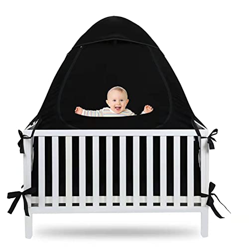 Voovc Crib Blackout Cover99 Blackout, Pack N Play Travel Crib Tent