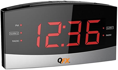 AM/FM LED Dual Alarm Clock Radio