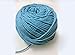 Ialwiyo 3 mm 109 Yards 4 Ply Natural Cotton Macrame Rope Cord Twisted Cord Macrame Supplies 3mm for Macrame Wall Hanging Plant Hanger Craft Making Knitting (Sky Blue)