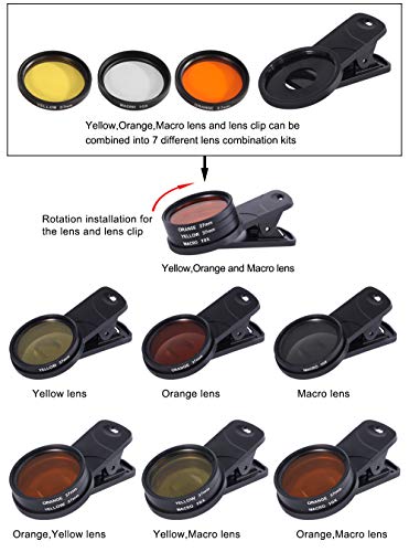 Aquarium Choice Coral Lens Filter Kits for Phone