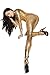 FASHION QUEEN One-Piece Scaly Jumpsuit Punk Metallic 3D Hollow Up Catsuit Plus Size