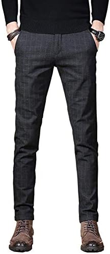 7sevensurf スラックス ノータック スリム 洗える ストレッチ メンズ ロングパンツ スーツパンツ チェック スキニー ゴルフ パンツ ビジネス カジュアル