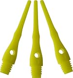 Viper Dart Accessory: Tufflex III 2BA Thread Soft Tip Dart Points, Neon Yellow, 100 Pack