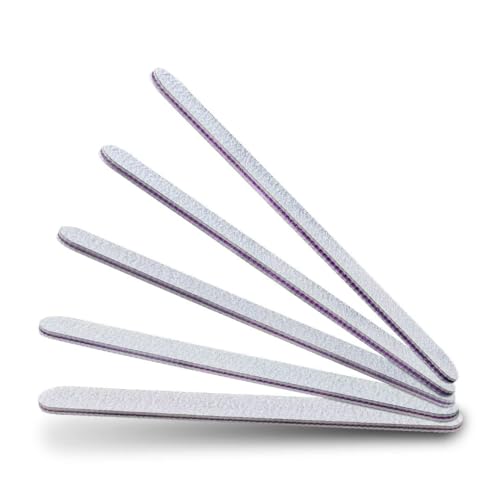 Tymyp Nail File - 5 PCS Professional Double Sided Nail Files, 100/180 Grit Emery Board for Nail, for Manicure Pedicure Tool Smooths Shapes Nails