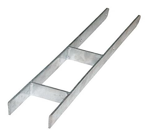 Pfostenträger H Anker H Träger für Pfosten 12x12 cm Carport Zaunträger feuerverzinkt DD