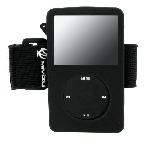 (Black) iPod Classic 80GB / 120GB / 160 GB Silicone Skin Case Cover for iPod 80G / 120G / 160 GB