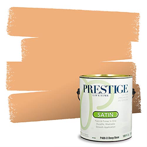 PRESTIGE Paints Interior Paint and Primer In One, 1-Gallon, Satin, Comparable M…