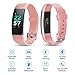 Letsfit Fitness Tracker, Activity Tracker Watch with Heart Rate Monitor, IP68 Standard Smart Watch with Step Counter, Calorie Counter, Call & SMS Pedometer Watch for Women Men Kids