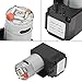 Vacuum Pump, DC 24V 12W Mini Vacuum Pump Water Air Gas Vacuum Pump 80KPa Flow 10L/min Oilless Vacuum Pump, Mini Air Pump Motor