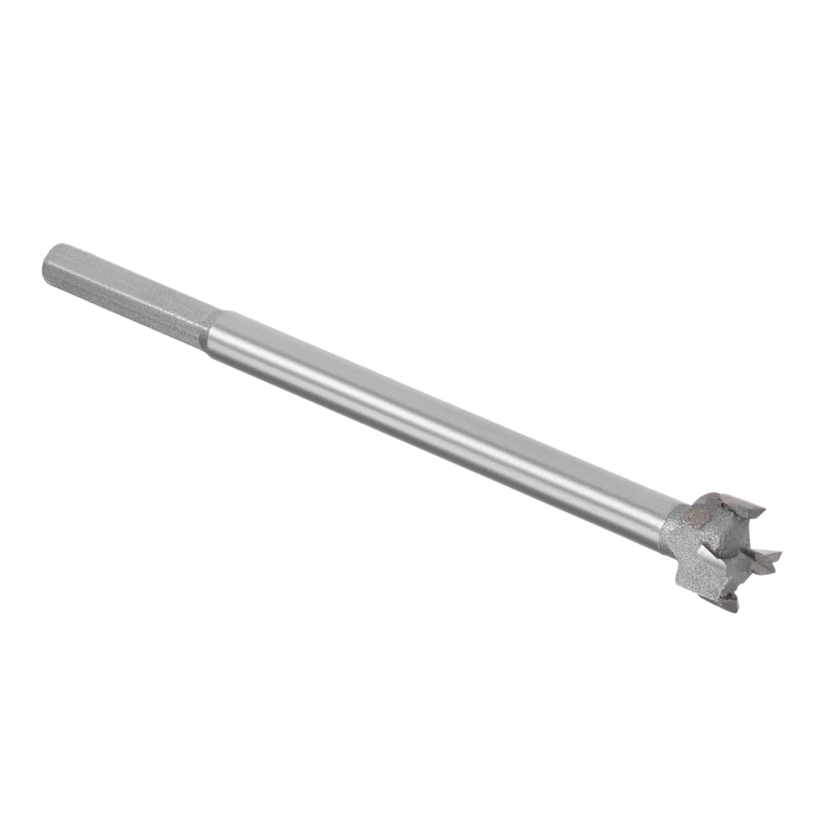 Kozelo Forstner Drill Bit - [16mm] Tungsten Carbide Auger Opener for Wood Furniture Hinge Woodworking Use, Hex Shank, Gray