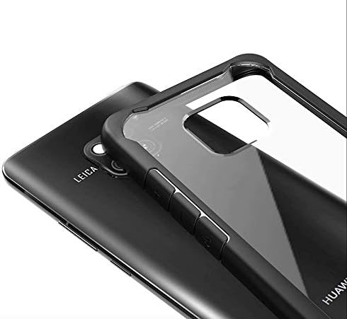 Neotronix - Shockproof Transparent Thin Back Case Cover with TPU Frame for Huawei Mate 20 Pro (Transparent)