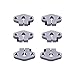 Eowpower 6 Pieces Aluminum SHF8 Size 8 mm Linear Rod Rail Shaft Support Motion