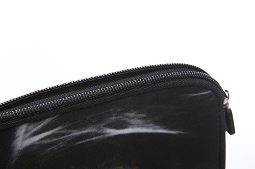 15-Inch to 15.6-Inch Laptop Sleeve Carrying Case Neoprene Sleeve For Acer/Asus/Dell/Lenovo/Macbook Pro/HP/Samsung/Sony/Toshiba, Grey Tiger - Thumbnail 3