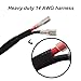 Liteway LED Light Bar Wiring Harness Wireless Strobe Wiring Kit ON-OFF-Strobe Remote Control Switch for Driving Light Fog Light Work Light(1Lead 12ft), 2 Years Warranty