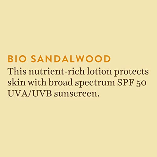 bio sandalwood 50 spf sunscreen