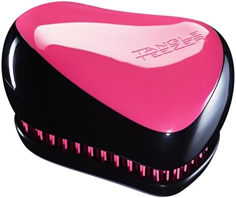 Tangle Teezer タングルティーザー コンパクトスタイラー [国内正規品] ヘアブラシ ピンク&ブラック 単品