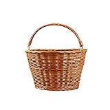 Per Handmade Withy Woven Bicycle Basket Bike Cane Baskets Straps