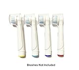 Oral B Replacement Brush Head Protection Cover Caps- 4 Pk – Keep Your Electric Toothbrush Heads Dust & Germ Free- Great Convenience for Travel & Everyday Use- Case Contributes to Sanitary Health