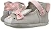 Robeez Girls' Bunny Face Mary Jane, Bunny Face Grey, 12-18 Months M US Infant