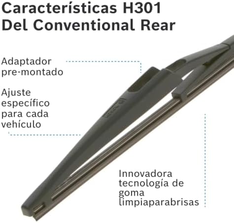 Limpiaparabrisas Trasero H 301, 30 cm