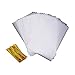 Enenes Cellophane Treat Bags, 200 PCS Cellophane Bags, 4X6 Inch Clear Party Favor Bags for Bakery Cookies Candies Dessert with 200 PCS Metallic Twist Ties(4X6 Inch，200PCS)
