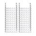 Wonder Hanger Max 24-Pack Space Saving Hangers, Reinforced Hooks Swivels 360°, Cascading Hanger, College Dorms & Storage Closet Organizer, Fully Assembled – White
